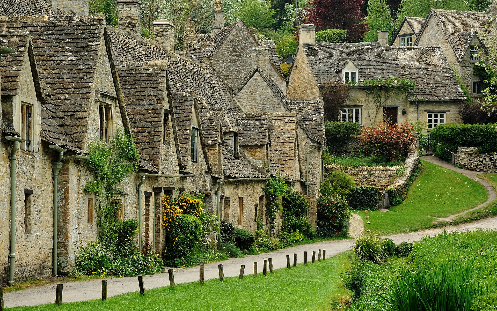 Arlington Row cottages in Bibury